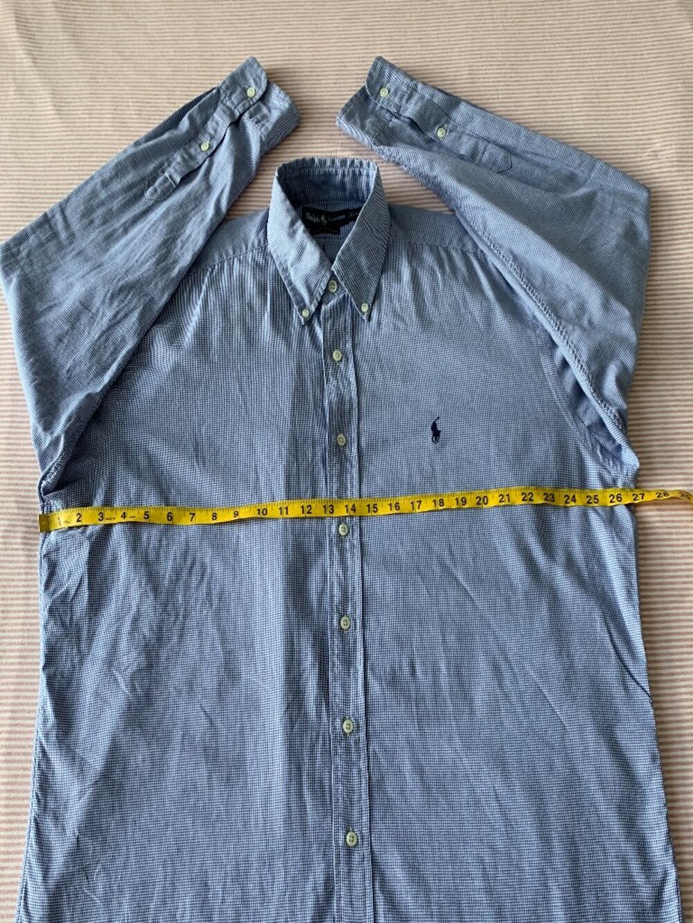 Ralph Lauren Blake 100% Cotton Button Down Long Sleeve Shirt Men's Size L - Picture 6 of 11